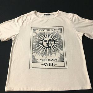 #81 Shein Future Is IN your Hands XVIIII Graphic Mens T-shirt Size large